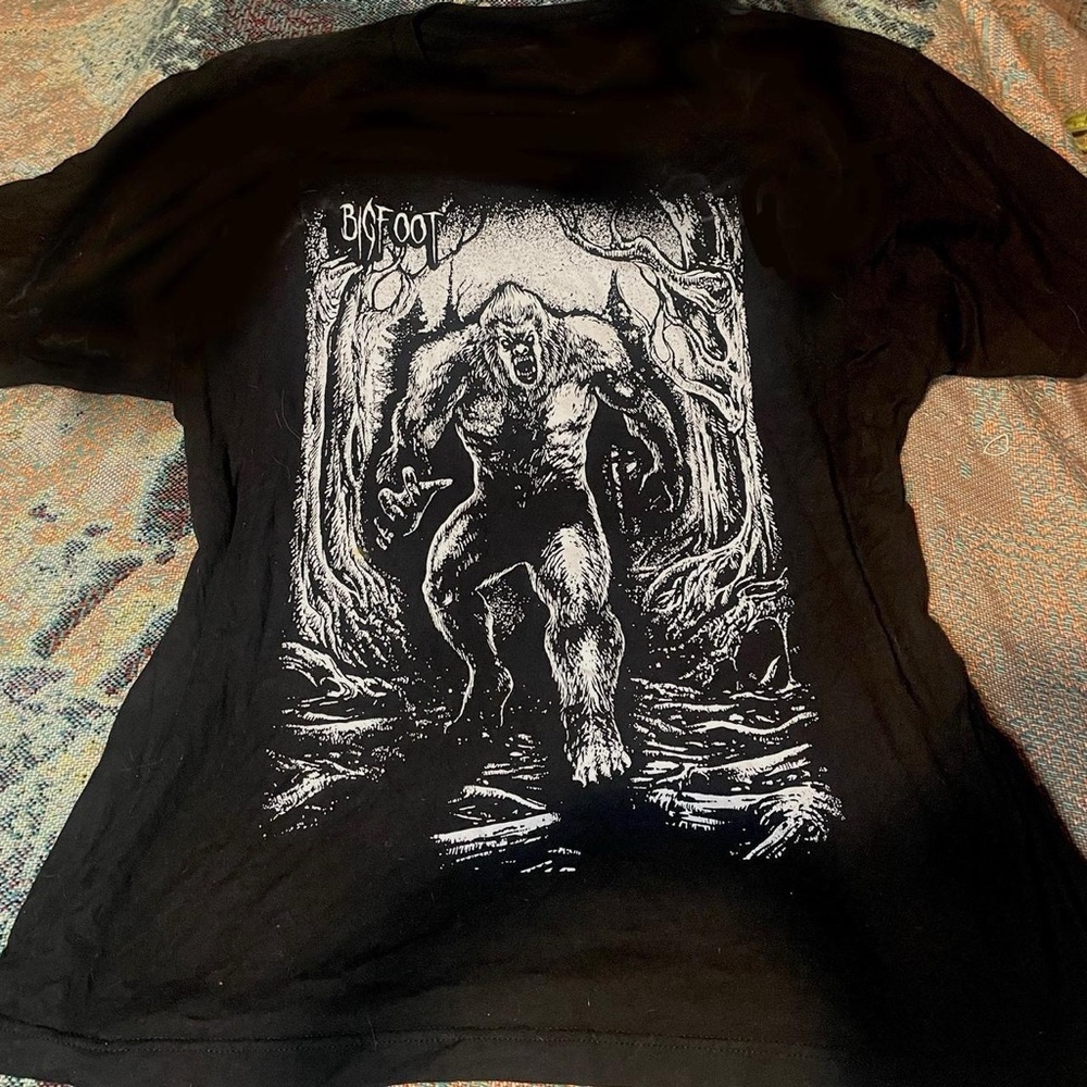 Bigfoot Graphic Black T-Shirt